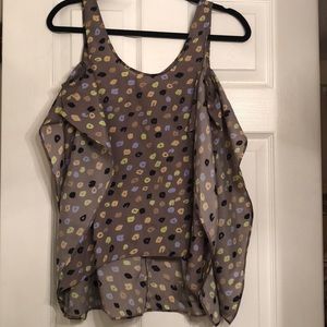 BCBG cheetah print top